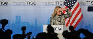 Hillary Clinton auf der Münchener Sicherheitskonferenz.