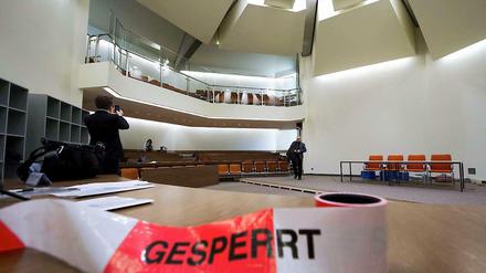 Saal des Anstoßes: Weil zu wenig Medienvertreter Platz finden, gibt es vor dem NSU-Prozess Druck auf das Münchner Gericht.