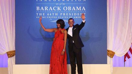 Michelle und Barack Obama bei den Inaugurationsfeierlichkeiten. Nun geht es weiter mit Schwarzbrot.
