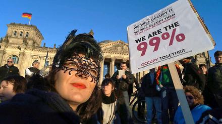 Nicht nur die Teilnehmer der "Occupy"-Bewegung zweifeln am Zusammenspiel von Casino-Kapitalismus und Demokratie.