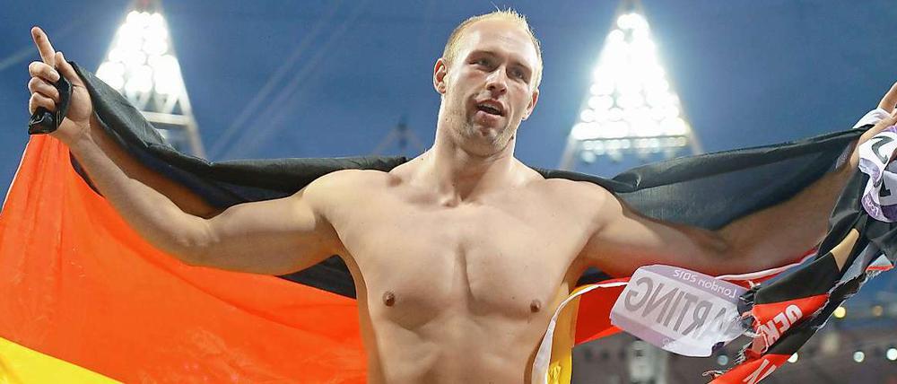 Diskuswerfer Robert Harting holte in London Gold. Fehlt vielen anderen deutschen Athleten der "Killerinstinkt" zum Siegen?