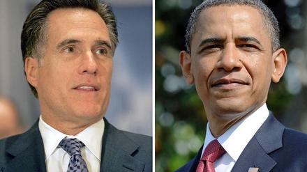 Der Herausforderer steht fest: Republikaner Mitt Romney (li.) macht Präsident Obama seinen Platz im Weißen Haus streitig.
