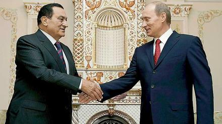 Hosni Mubarak und Wladimir Putin