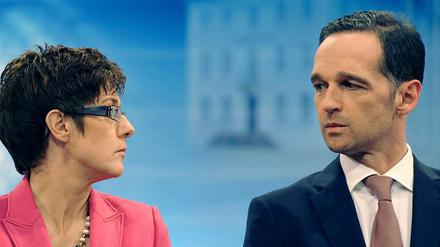 Führen die Große Koalition im Saarland: Annegret Kramp-Karrenbauer (CDU) und Heiko Maas (SPD)