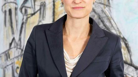 Eine Frau steigt auf. Stefanie Salata wird Chefin der Berliner Bank.