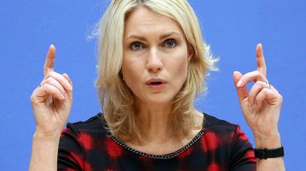 Manuela Schwesig hatte gefordert, die NPD im Thüringer Landtag zu verhindern