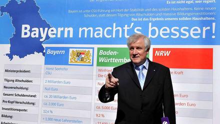 Seehofer ist ein Grenzgänger, die Ein-Mann-Opposition in der schwarz-gelben Bundesregierung.
