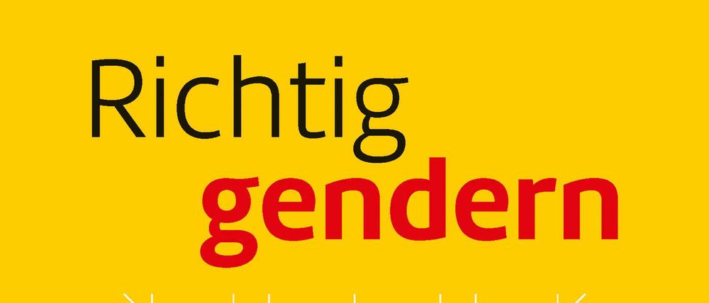 Das Cover des Duden-Ratgebers "Richtig gendern".