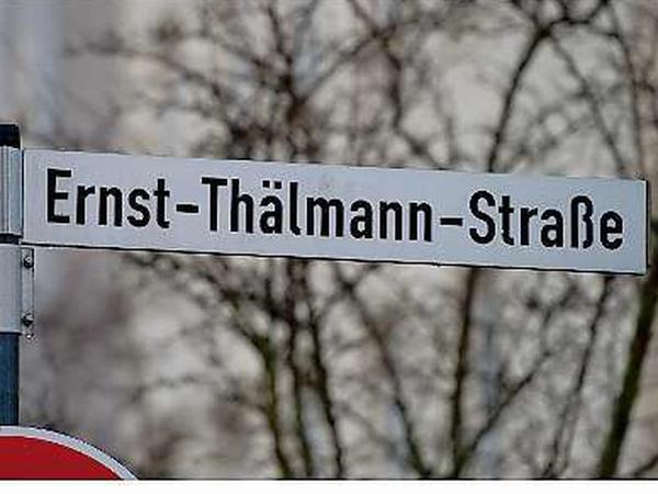 Noch gibt es im Osten viele Ernst-Thälmann-Straßen.