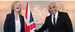 Die neue „special relationship“: Liz Truss, britische Premierministerin, und der israelische Premier Yair Lapid