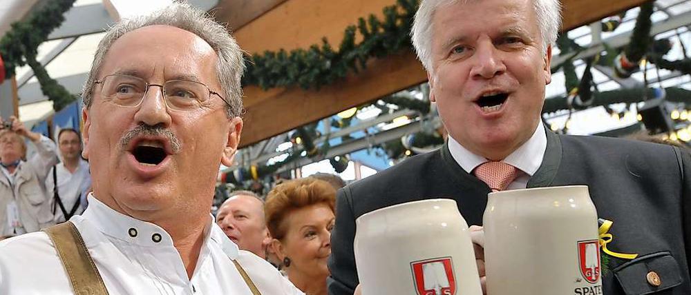 Es könnte ein spannendes Duelle um das Ministerpräsidentenamt in Bayern 2013 werden: Christian Ude (SPD) gegen Horst Seehofer (CSU).