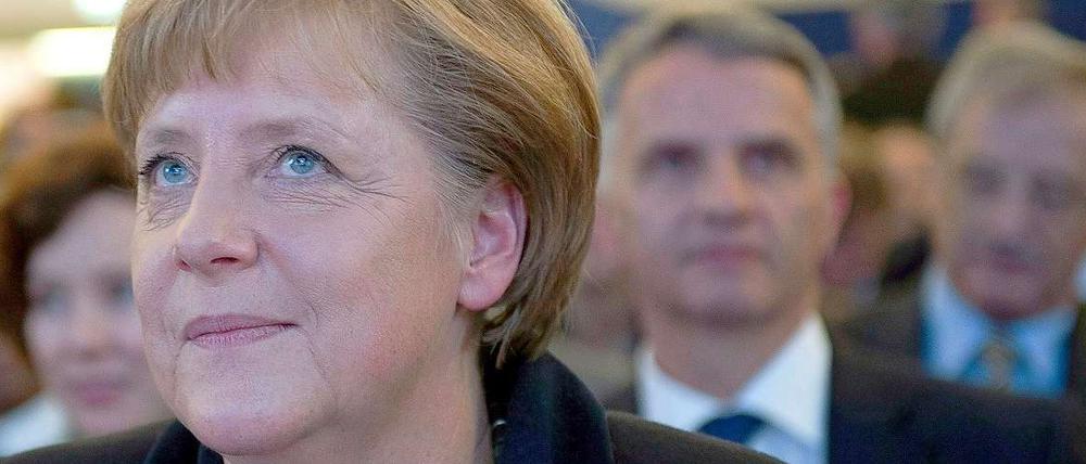 Zu unentschlossen, um Europa zu führen? Bundeskanzlerin Merkel auf dem Weltwirtschaftsgipfel in Davos.