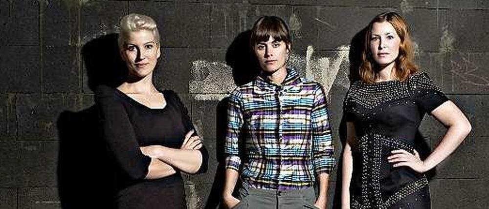 Die Designerinnen von Front arbeiten seit dem Studium zusammen: Sofia Lagerkvist, Charlotte von der Lancken und Anna Lindgren (v.l.n.r.). 