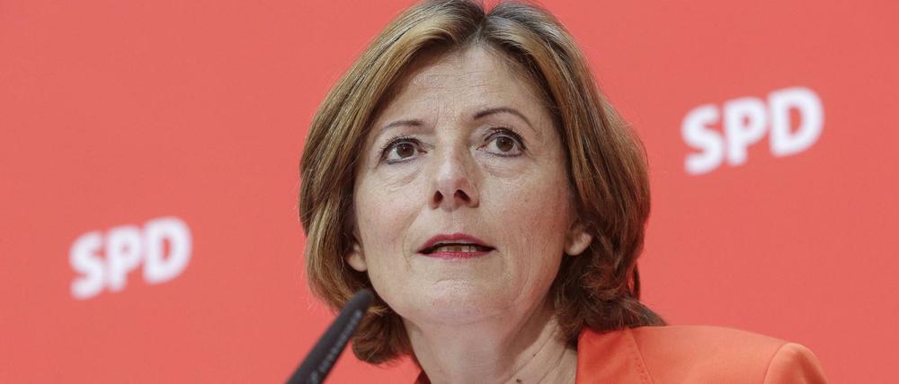 Malu Dreyer, kommissarische SPD-Vorsitzende