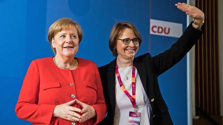 Die Chefin der Frauen-Union, Annette Widmann-Mauz (r.), könnte Vize-Bundestagspräsidentin werden.