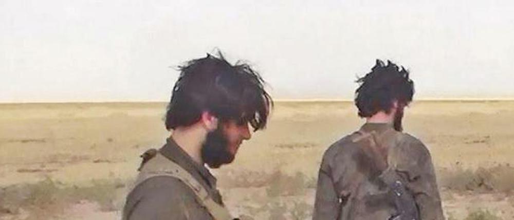 IS-Kämpfer aus einem Islamisten-Video von 2016.