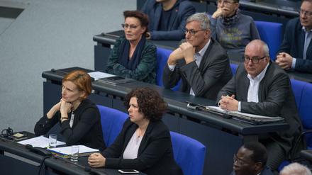 Linksfraktion des Bundestages am 6. März: Damals diskutierte das Parlament auf Antrag der FDP über das "Verhältnis der Partei Die Linke zur freiheitlichen Demokratie". 