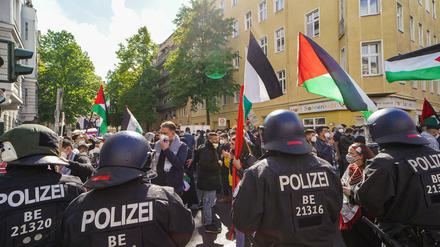 Auch in Berlin gab es am Wochenende pro-palästinensische Demonstrationen.