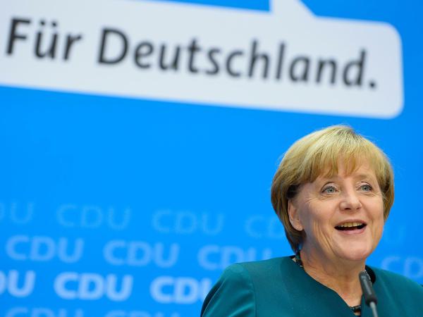 Mit viel Energie in die dritte Amtszeit: Angela Merkel im September 2013.
