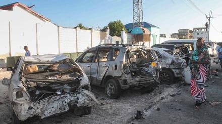 Erst im Januar starben bei einem Anschlag der Terrormiliz Al Shabaab acht Menschen. EIn mit Sprengstoff beladenes Auto rammte ein Hotel.