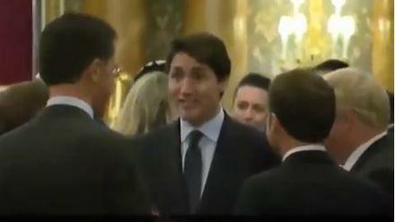 Ein bisschen lästern unter Freunden? Trudeau in dem viel diskutierten Video.