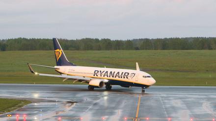Eine Ryanair-Maschine war am Sonntag von Belarus zur Zwischenlandung in Minsk gedrängt worden.