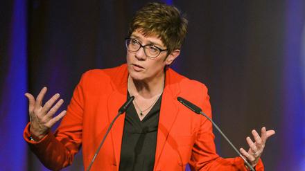 Annegret Kramp-Karrenbauer, die Parteivorsitzende der CDU