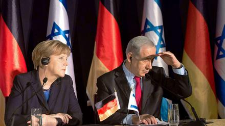 Gemeinsam in die Zukunft blicken: Angela Merkel und Benjamin Netanjahu.