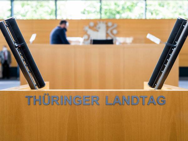  Der Thüringer Landtagsteht vor der Auflösung.