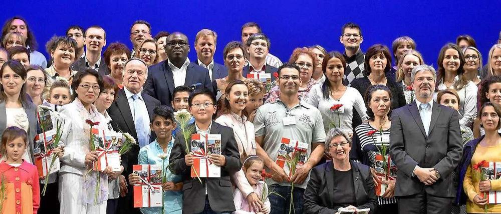 Deutsche Vielfalt: Einbürgerungsfeier in Brandenburg 2014