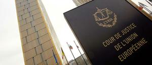 Blick auf den Europäischen Gerichtshof in Luxemburg.