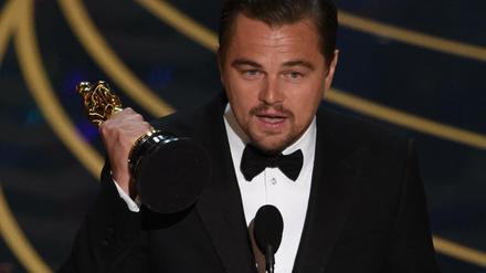 Leonardo DiCaprio bei der Oscar-Verleihung 2016.
