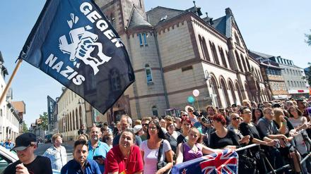 Protest gegen Rechtsextremismus und Rassismus im August in Goslar