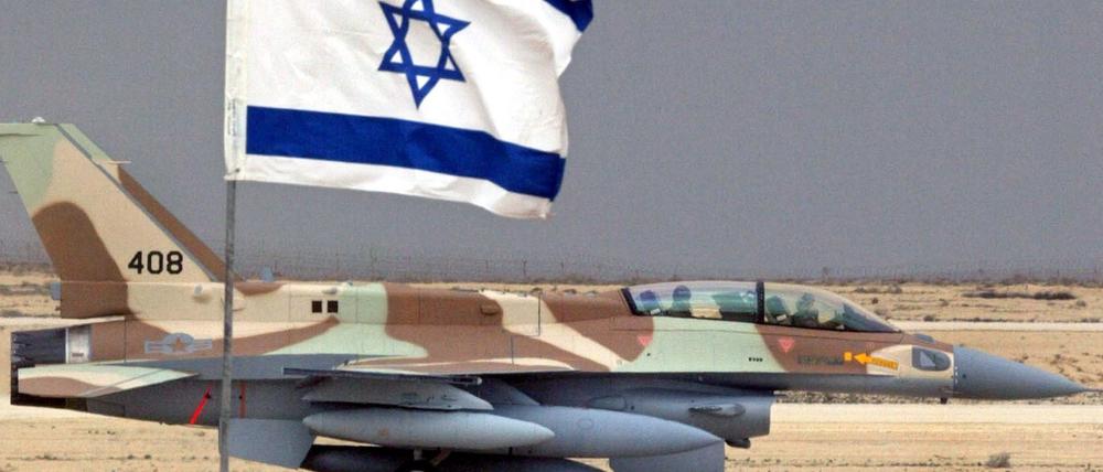 Ein F-16I Jet der israelischen Luftwaffe.