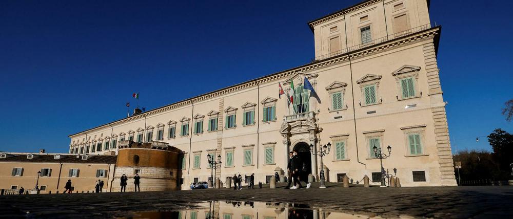 Wer zieht hier ein? Der Quirinalspalast in Rom, Sitz des italienischen Präsidenten