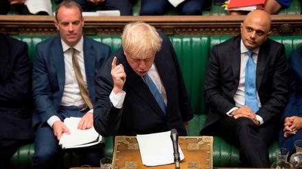 Boris Johnson im britischen Unterhaus