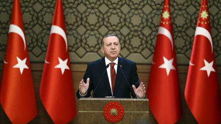 Hat eine eigene Agenda im Kampf um Mossul: Recep Tayyip Erdogan
