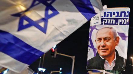 Unterstützer von Israels Premier Netanyahu