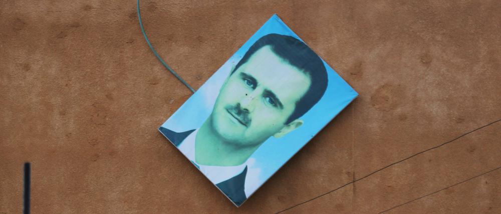 Absturz eines Herrschers? Noch hält sich Assad an der Macht. Doch seine Gegner scheinen auf dem Vormarsch zu sein.