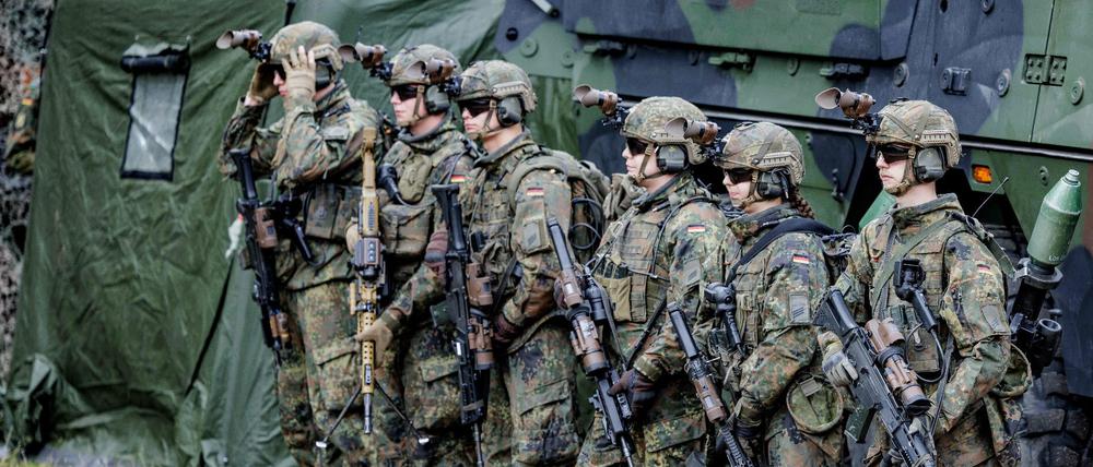 Infanterie der Zukunft: Die Bundeswehr soll modernisiert und aufgerüstet werden.