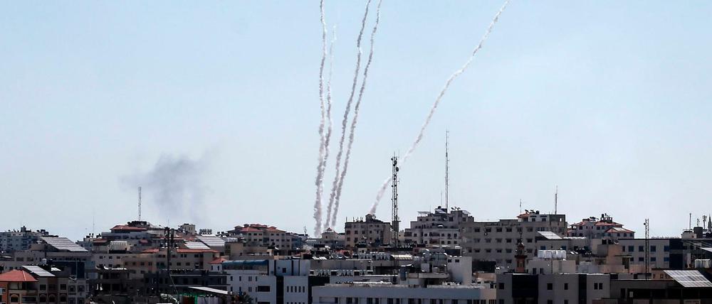 Aus dem Gazastreifen wurden Raketen abgefeuert.