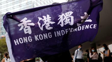 Für die weitere Autonomie Hongkongs: Protest zum Jahrestag der pro-demokratischen Demonstrationen 