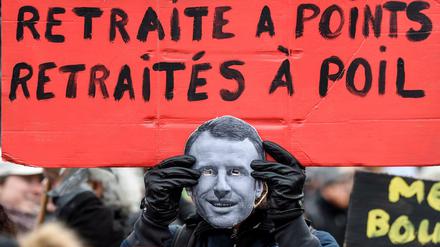 Am Donnerstag gingen Hunderttausende in Frankreich gegen die Rentenreform auf die Straße. 