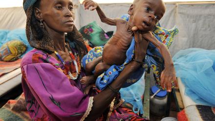 Unterernährung wie hier in Niger ist eine der großen Herausforderung der Entwicklungspolitik.