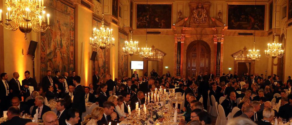 Abendessen in der Residenz München anlässlich der 56. Münchner Sicherheitskonferenz-