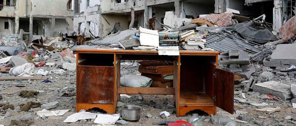 Zerstörungen im Gazastreifen.