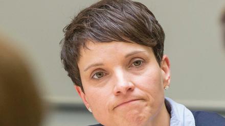 Die Chefin der AfD, Frauke Petry. 