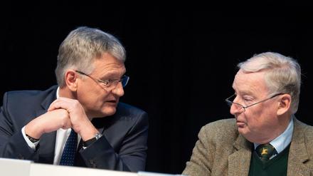 Fraktionschef Gauland, hält Gedankenspiele von Parteichef Jörg Meuthen für falsch. 