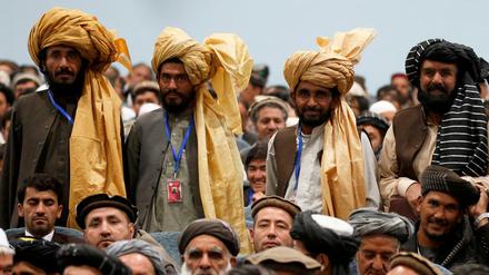Delegierte der Loja Dschirga in Kabul