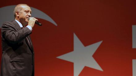 Präsident Recep Tayyip Erdogan nach dem Putschversuch.